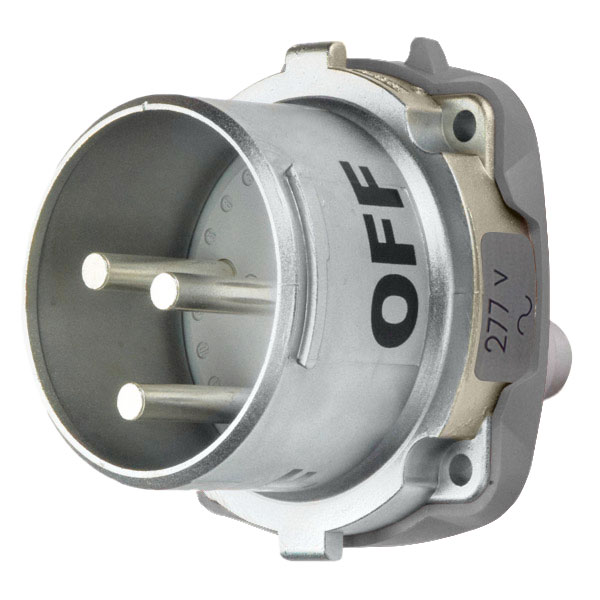 39-68245-K04 - DR100 INLET METAL BLUE SIZE 4 TYPE 3R 1P+N+G 100A 277 VAC 60 Hz NO AUX